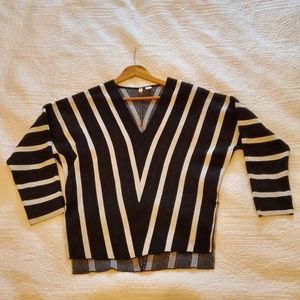 ANTHROPOLOGIE Moth Striped Sweater - Small
